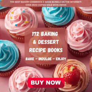 172+ Baking & Dessert Recipe Book Bundle