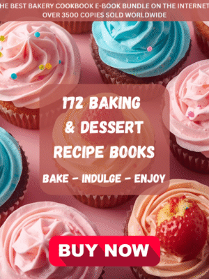 172+ Baking & Dessert Recipe Book Bundle