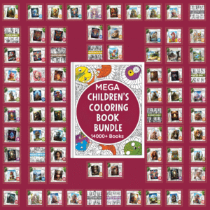 Mega Coloring Books Bundle 14000+ Books Inside