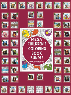 Mega Coloring Books Bundle 14000+ Books Inside