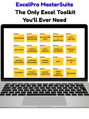 The ExcelPro MasterSuite (1100+ Files Inside)